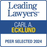 Carl Ecklund - Leading Lawyer 2024 Badge