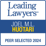Joel Huotari - Leading Lawyer 2024 Badge