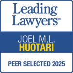 Joel Huotari - Leading Lawyer 2025 Badge